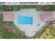 Community pool and spa; lounge chairs and covered areas at 2715 Terra Ceia Bay Blvd # 201, Palmetto, FL 34221