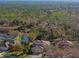Aerial view of the home and surrounding neighborhood at 650 Crane Prairie Way, Osprey, FL 34229