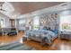 Main bedroom with hardwood floors and high ceilings at 6940 Longboat S Dr, Longboat Key, FL 34228