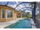Enjoy this relaxing pool area, screened and private at 7116 Presidio Gln, Lakewood Ranch, FL 34202