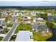 Aerial view showcasing the home's location in a desirable neighborhood at 1511 Cloister Dr, Sun City Center, FL 33573