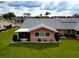 Aerial view highlighting home's back and side yards at 1511 Cloister Dr, Sun City Center, FL 33573