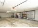 Large garage with built-in storage and workbench at 6317 Werner Ave, New Port Richey, FL 34652