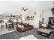 Spacious living area with high ceilings and large windows at 6317 Werner Ave, New Port Richey, FL 34652
