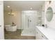 Luxurious bathroom with soaking tub, walk-in shower, and double vanity at 6317 Werner Ave, New Port Richey, FL 34652