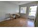 Dining area with a small round table and two chairs at 1570 Pleasant Rd # J-26, Bradenton, FL 34207