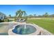 Relax in this luxurious spa overlooking the beautifully landscaped yard at 20207 77Th E Ave, Bradenton, FL 34202