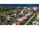 Aerial view of a luxury waterfront community at 2303 89Th Nw St, Bradenton, FL 34209