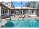 Inviting pool and spa with screened enclosure; perfect for relaxation at 3161 Bayou Sound, Longboat Key, FL 34228