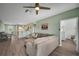 Spacious living room with comfortable seating at 3919 Cape Haze Dr # 506, Rotonda West, FL 33947