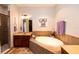 Bathroom boasts a large garden tub and double vanity at 6935 74Th Street E Cir, Bradenton, FL 34203