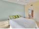 Cozy bedroom with soothing colors, plush bedding, and an en-suite bathroom at 7201 29Th Avenue W Dr # 309, Bradenton, FL 34209