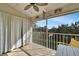 Enjoy peaceful views from this screened lanai with a ceiling fan and tiled floors, perfect for relaxing or entertaining at 7201 29Th Avenue W Dr # 309, Bradenton, FL 34209