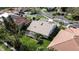 Aerial view showcasing the home's layout, backyard, and surrounding neighborhood at 2303 89Th Nw St, Bradenton, FL 34209