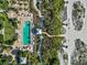 Aerial view showing resort pool and beach access at 1241 Gulf Of Mexico Dr # 708, Longboat Key, FL 34228