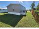 Rear view of manufactured home with AC unit at 705 50Th Avenue W Dr, Bradenton, FL 34207