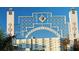 Sarasota Bayfront entrance with a modern building in the background at 3442 Fairview Dr, Sarasota, FL 34239