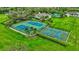 Tennis and pickleball courts within the community at 10444 48Th E Ct, Parrish, FL 34219