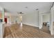 Spacious living room featuring hardwood floors and an open floorplan at 10444 48Th E Ct, Parrish, FL 34219
