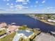 Waterfront community with various homes and boat docks at 5112 Beacon Rd, Palmetto, FL 34221