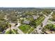 Aerial view showcasing the home's curb appeal and surrounding neighborhood at 5246 Bay Shore Rd, Sarasota, FL 34234