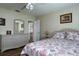Spacious bedroom with wood flooring and lots of natural light at 2609 Riverbluff Pkwy # 146, Sarasota, FL 34231