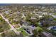 Aerial view of house and surrounding neighborhood at 6817 Riverview Blvd, Bradenton, FL 34209