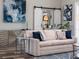 Comfortable living room with stylish decor, modern furnishings, and elegant finishes at 7317 Crape Myrtle Way, Sarasota, FL 34241