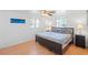 Bedroom with king-size bed and large window at 1105 58Th S St, Gulfport, FL 33707