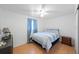 Bedroom with a full bed and ceiling fan at 1105 58Th S St, Gulfport, FL 33707