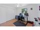 Home office or study space with closet and a desk and chair at 1105 58Th S St, Gulfport, FL 33707
