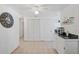 Bright kitchen with white cabinets and granite countertops at 1105 58Th S St, Gulfport, FL 33707