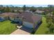 Aerial view of house, driveway and yard at 1900 Colleen St, Sarasota, FL 34231