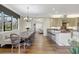 Modern kitchen with granite countertops, and an eat-in area at 29205 Saddlebag Trl, Myakka City, FL 34251