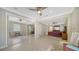 Spacious bedroom with mirrored closet and ensuite access at 134 Da Vinci Dr, Nokomis, FL 34275