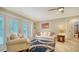 Relaxing sitting area with French doors leading to the outdoors at 134 Da Vinci Dr, Nokomis, FL 34275
