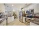Modern kitchen with stainless steel appliances and granite countertops at 134 Da Vinci Dr, Nokomis, FL 34275