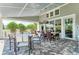 Outdoor dining area with covered patio at 14132 Campfire Ct, Parrish, FL 34219