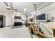 Spacious garage with ample storage and workshop area at 14132 Campfire Ct, Parrish, FL 34219