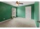 Bedroom with window and ceiling fan at 1661 Atwater Dr, North Port, FL 34288