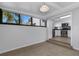 Kitchen with dining area, stainless steel appliances, and granite countertops at 3119 Heatherwood Ln, Sarasota, FL 34235
