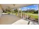 Large screened porch with access to the backyard at 38603 Taylor Rd, Myakka City, FL 34251