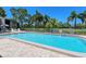 Inviting community pool with plenty of space for relaxing at 4416 Weybridge # 90, Sarasota, FL 34235