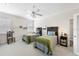 Guest bedroom with two twin beds and updated decor at 4561 Murcia Blvd # 13, Sarasota, FL 34238