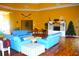 Bright and spacious community room with comfortable seating and a festive atmosphere at 5701 Soldier Cir # 104, Sarasota, FL 34233