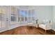 Cozy sitting area with bright light from the bay window with views of the pool area at 7506 Eaton Ct, University Park, FL 34201