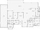 Detailed floor plan showcasing a spacious layout with multiple bedrooms, bathrooms, and a screened patio at 9260 Swaying Branch Rd, Sarasota, FL 34241