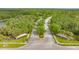 Aerial view of The Forest at Hi Hat Ranch entrance at 9260 Swaying Branch Rd, Sarasota, FL 34241