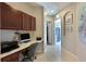 Convenient home office with built-in cabinetry and workspace at 10209 Discovery Ter, Bradenton, FL 34212