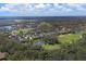 Sweeping aerial view of a Primary-planned community, highlighting stunning homes and beautiful golf course at 10209 Discovery Ter, Bradenton, FL 34212